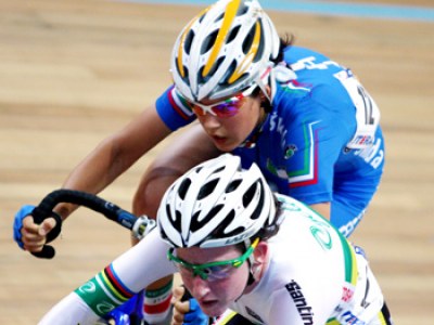 Elena Cecchini bronzo nello scratch a Montichiari.
