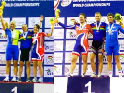 Spadaccini e Veschetti regalano due nuove medaglie all'Italia ai mondiali pista master.