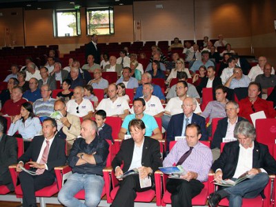 Apertura ufficiale del Campionato Italiano di Ciclismo Giovanile presso l’auditorio della Provincia di Treviso.